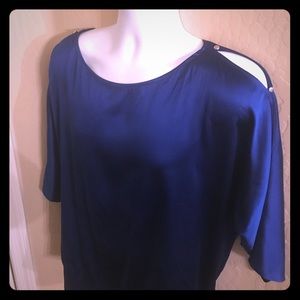 WHBM Satin Blouse